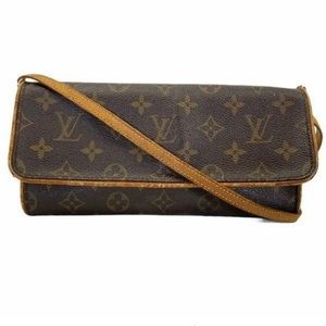 Authentic Louis Vuitton Crossbody Bag
Pochette Brown Monogram Used LV
Handbag Vi